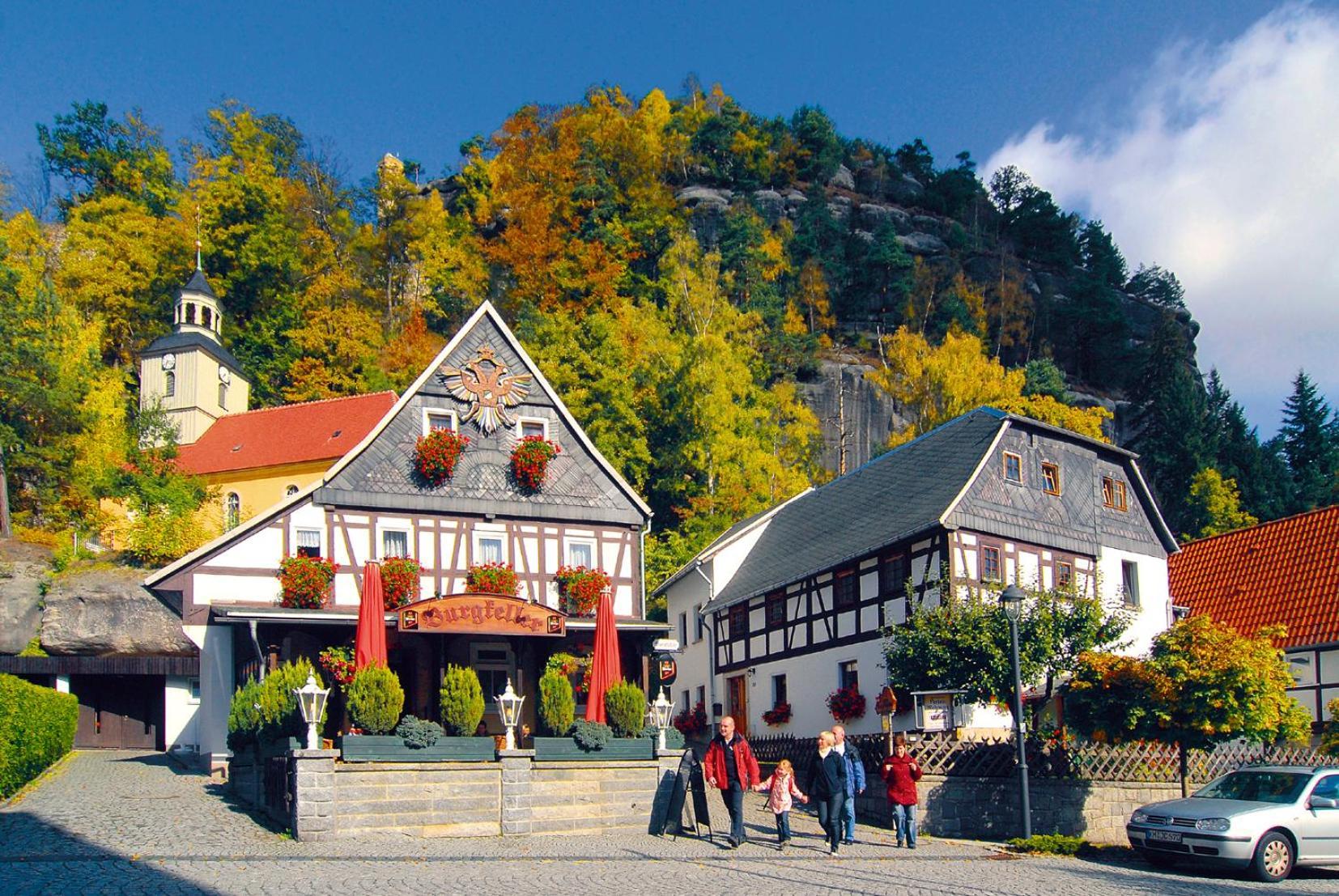 Dammschenke Gasthof & Hotel Курорт Юнсдорф Екстериор снимка