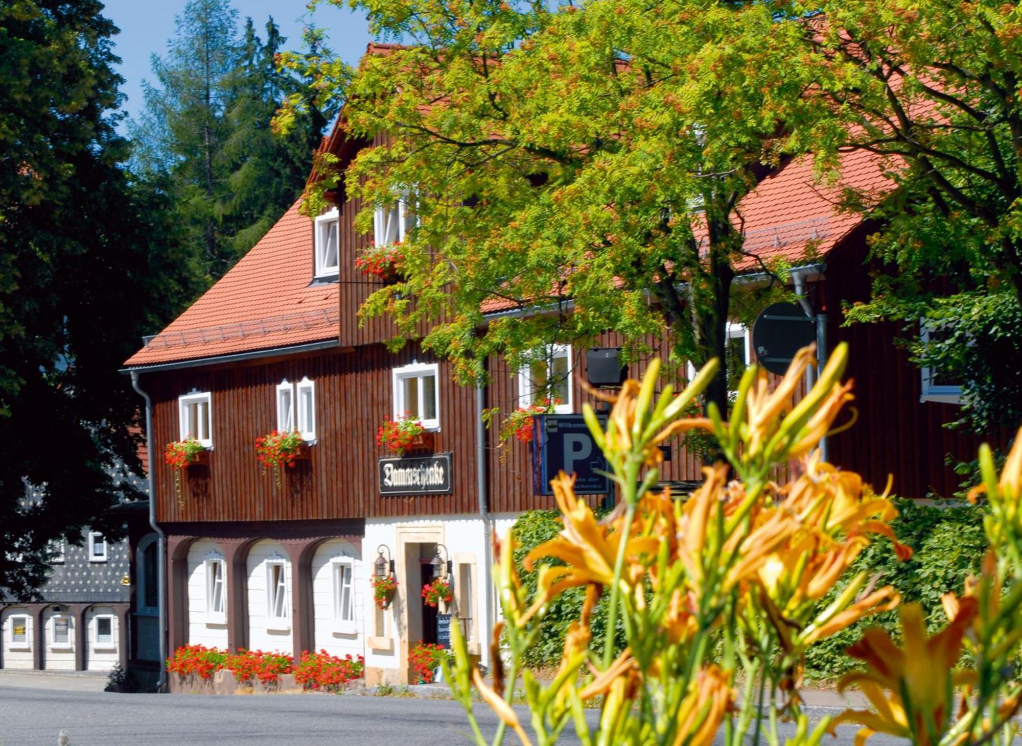 Dammschenke Gasthof & Hotel Курорт Юнсдорф Екстериор снимка
