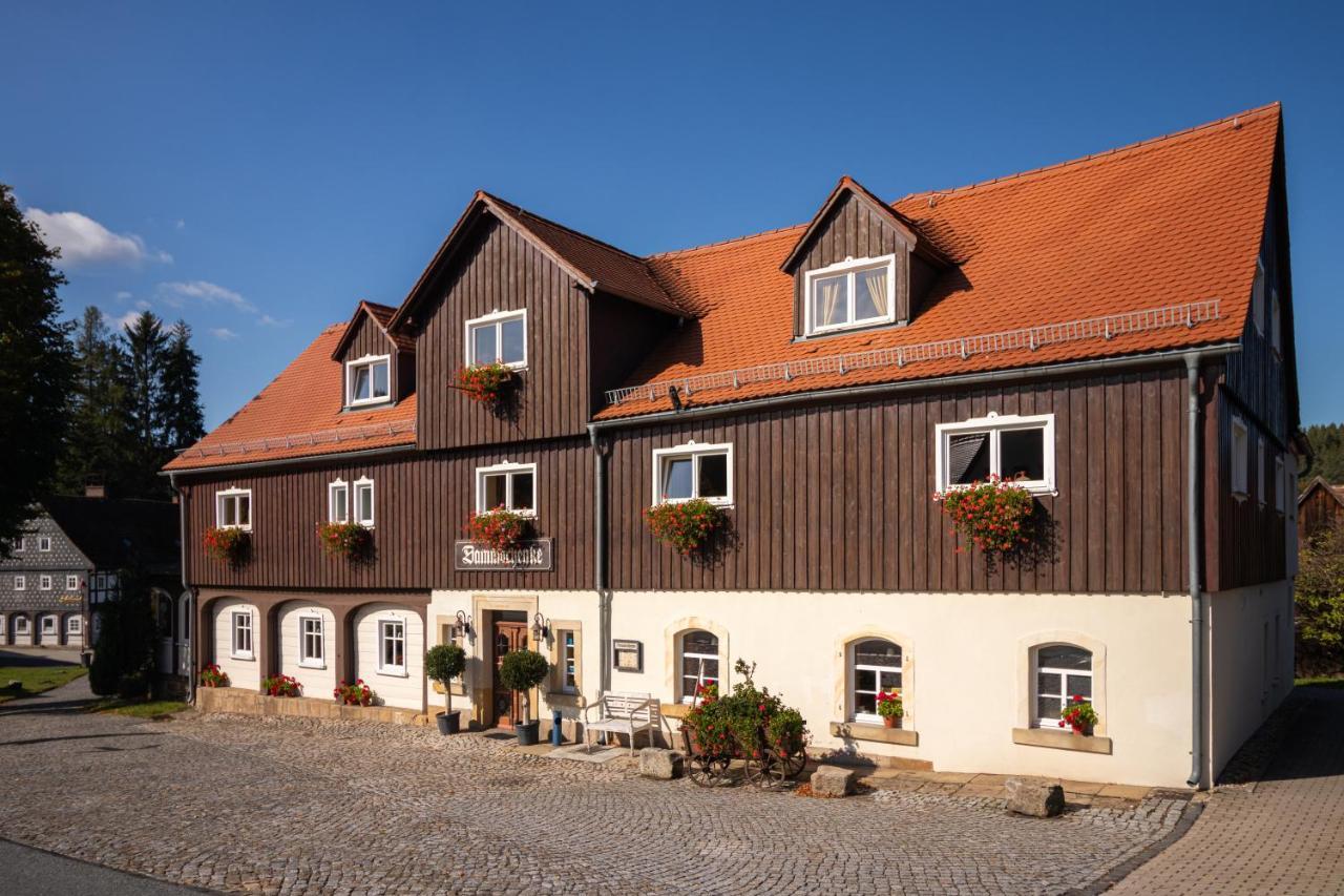 Dammschenke Gasthof & Hotel Курорт Юнсдорф Екстериор снимка