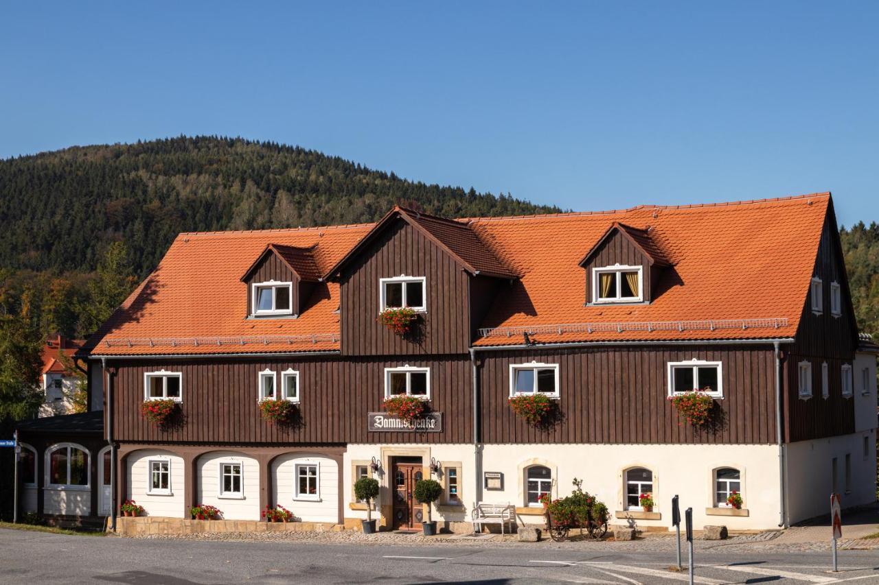Dammschenke Gasthof & Hotel Курорт Юнсдорф Екстериор снимка