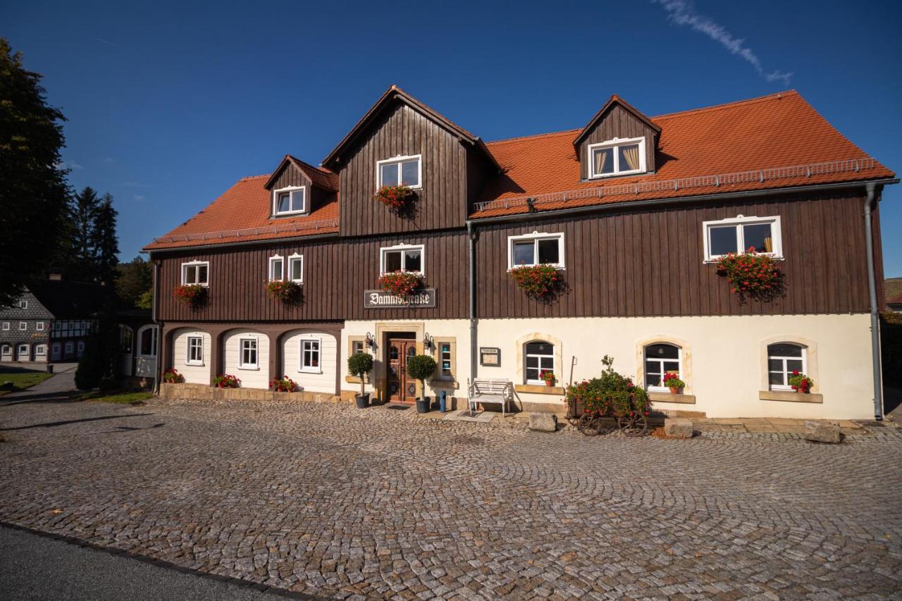 Dammschenke Gasthof & Hotel Курорт Юнсдорф Екстериор снимка